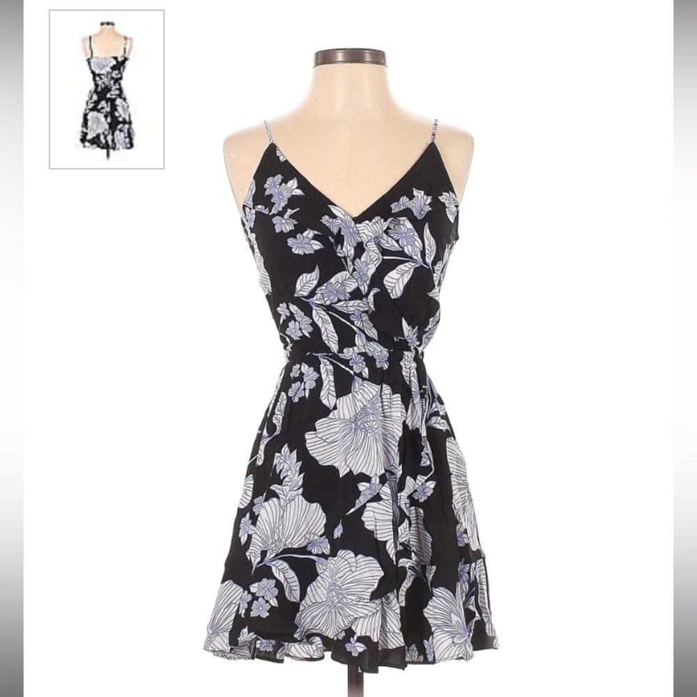 Express Floral Skater Dress